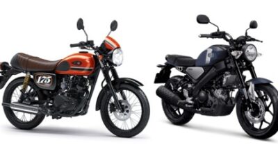 Perbandingan Harga Kawasaki W175 dan Yamaha XSR 155 pada Mei 2023. – Dmarket.co.id