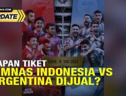 Tiket Indonesia vs Argentina: Pengumuman Minggu Depan!