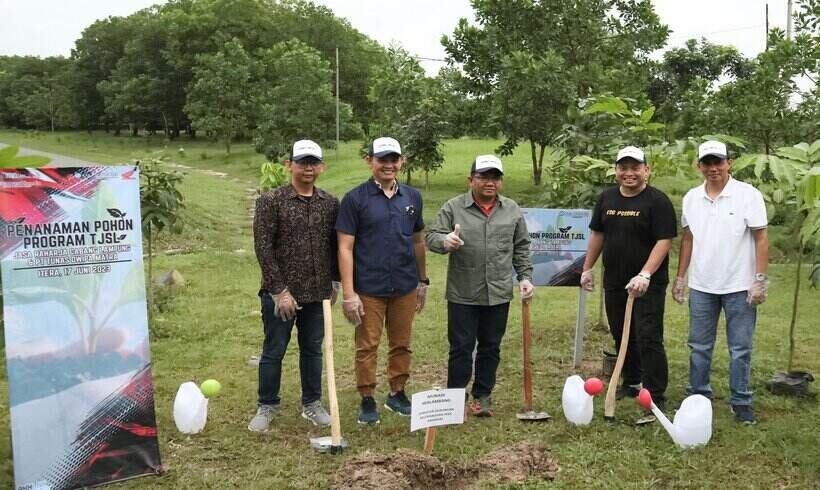 Jasa Raharja Tanam 1000 Pohon di Lampung untuk Mengurangi Emisi