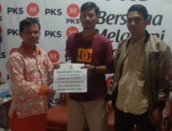 DPD PKS Kota Padangsidimpuan Menyalurkan Donasi kepada Atlitin