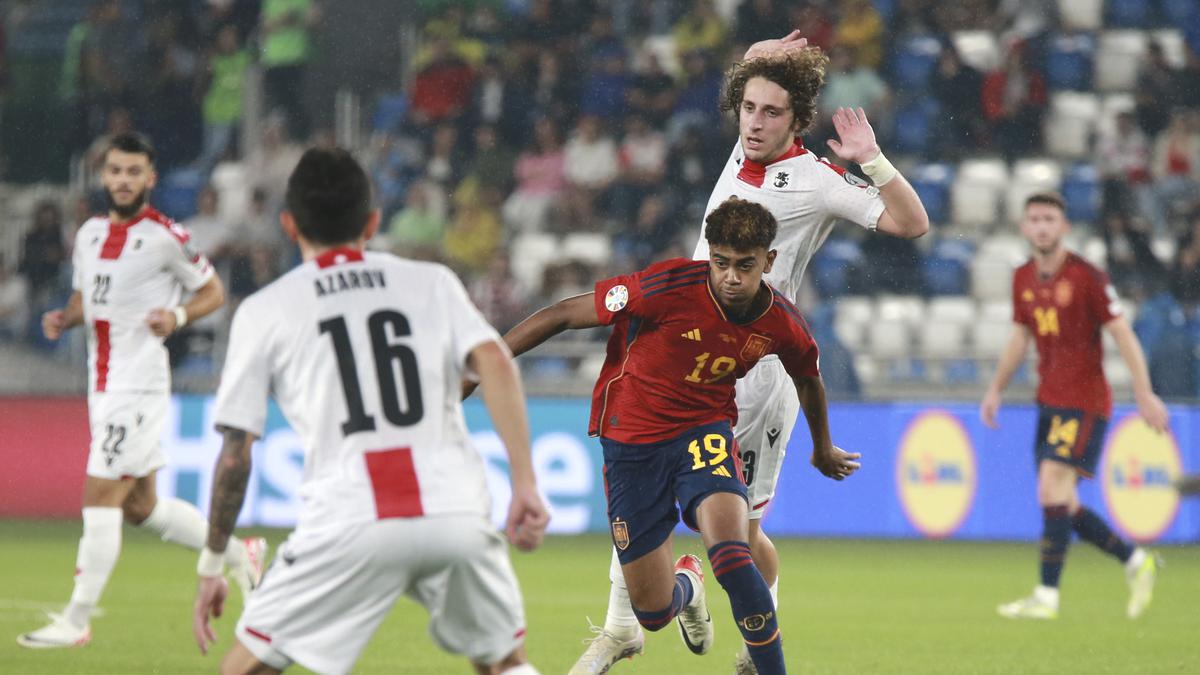 Hasil Kualifikasi Piala Eropa 2024 Spanyol Menggelar Pesta Gol Lamine