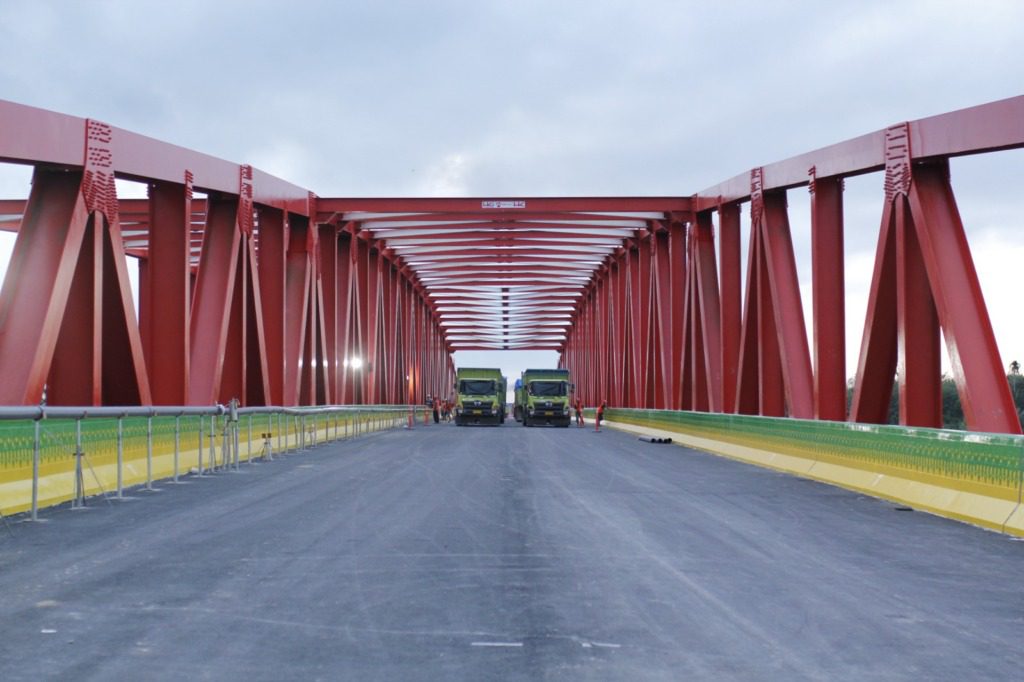 Jembatan Sei Wampu Siap Menyambungkan Jalan Tol Binjai Pangkalan Brandan
