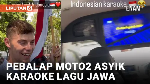 VIDEO Kocak Pembalap Moto2 Filip Salac Menguasakan Lagu Jawa Sebelum