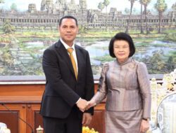 Dubes Timor Leste Mendorong Peningkatan Hubungan Bilateral dengan Kamboja