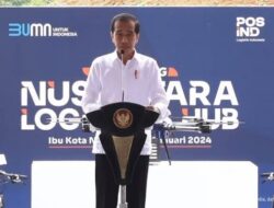 Peluncuran Nusantara Logistic Hub di IKN, Jokowi Mengharapkan Penurunan Biaya Logistik
