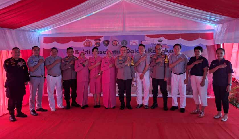 Jasa Raharja Central Sulawesi Attends Health Service Commemoration of 78th